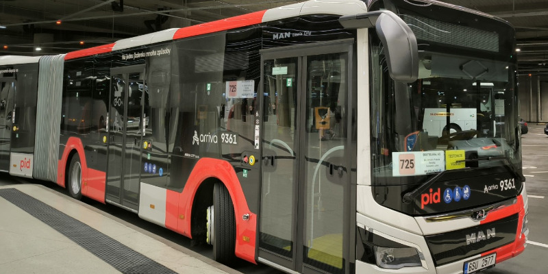 Testovanie v IDS BK - 18-metrový kĺbový regionálny autobus